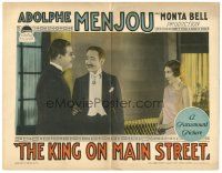 7z523 KING ON MAIN STREET LC '25 Adolphe Menjou, Bessie Love, Monta Bell silent!