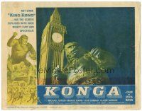 7z528 KONGA LC #2 '61 great image of giant angry ape terrorizing city!