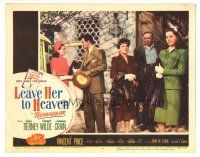 7z545 LEAVE HER TO HEAVEN LC #4 R52 sexiest Gene Tierney, Cornel Wilde, pretty Jeanne Crain!