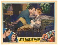 7z549 LET'S TALK IT OVER LC '34 Chester Morris with pretty Mae Clarke!