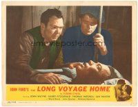 7z565 LONG VOYAGE HOME LC #3 R48 John Ford, sailors John Wayne & Thomas Mitchell w/ sick Ward Bond!