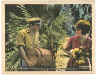 7z569 LOVE FLOWER LC '19 D.W. Griffith, Carol Dempster meets Richard Barthelmess in the jungle!