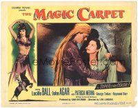 7z581 MAGIC CARPET LC #3 '52 sexy Arabian Patricia Medina, John Agar!