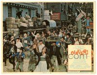 7z668 OLIVER LC #7 '69 Charles Dickens, Carol Reed, cool image of huge musical number!