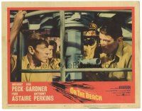 7z670 ON THE BEACH LC #2 '59 Gregory Peck & Fred Astaire at submarine's periscope!