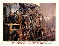 7z714 PLYMOUTH ADVENTURE LC '52 Spencer Tracy, Gene Tierney, cool image of ship at sea!