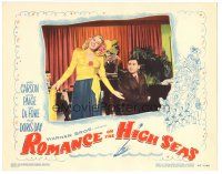 7z761 ROMANCE ON THE HIGH SEAS LC #2 '48 Doris Day singing in her first movie role!