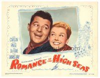 7z762 ROMANCE ON THE HIGH SEAS LC #4 '48 portrait of pretty Doris Day w/Jack Carson!