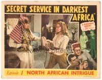 7z781 SECRET SERVICE IN DARKEST AFRICA chapter 1 LC '43 Joan Marsh & Arab, North African Intrigue!