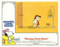 7z803 SNOOPY COME HOME LC #2 '72 Peanuts, Charlie Brown, great Schulz art of Snoopy & Woodstock!