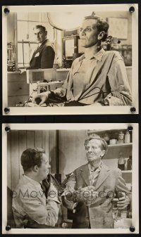 8a884 CREEPING UNKNOWN 2 South American 8x10 stills '56 Hammer, Brian Donlevy & Richard Wordsworth!