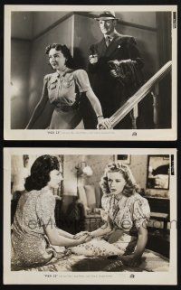 8a954 PIER 13 2 8x10 stills '40 directed by Eugene Forde, pretty Lynn Bari, Fowley w/ gun, Valerie!