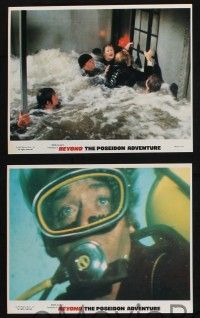 8a118 BEYOND THE POSEIDON ADVENTURE 6 8x10 mini LCs '79 Michael Caine, Karl Malden, Sally Field!