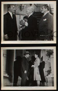 8a777 CRIME DOCTOR'S MAN HUNT 3 8x10 stills '46 Warner Baxter, Ellen Drew, William Frawley!