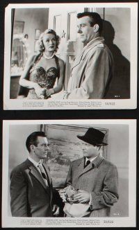 8a558 DANGER ZONE 7 8x10 stills '51 film noir, Hugh Beaumont deals with dangerous dames!