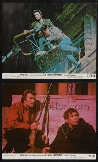 8a232 DIRTY HARRY 2 8x10 mini LCs '71 Clint Eastwood w/Harry Guardino & Reni Santoni!