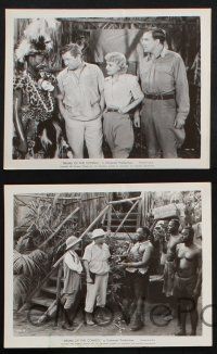 8a657 DRUMS OF THE CONGO 5 8x10 stills '42 Ona Munson, Moran, Bey, where none come back alive!