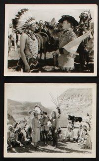 8a486 END OF THE TRAIL 8 8x10 stills '32 wonderful images of cowboy Tim McCoy & Native Americans!