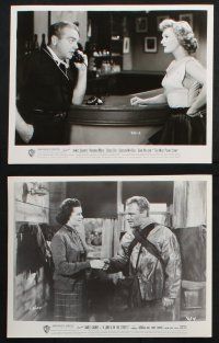 8a510 JAMES CAGNEY 8 8x10 stills '40s-50s w/Mayo, Hale, Hope, Wynter, Derek, Francis, sister Jeanne