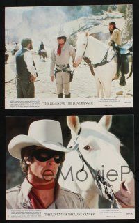 8a174 LEGEND OF THE LONE RANGER 5 8x10 mini LCs '81 Klinton Spilsbury, Michael Horse, Lloyd!