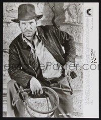 8a957 RAIDERS OF THE LOST ARK 2 8x9.75 stills '81 Harrison Ford, Lucas & Spielberg, cobra snake!