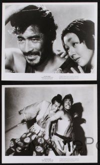 8a672 RASHOMON 5 8x10 stills '52 Akira Kurosawa Japanese classic starring Mifune!