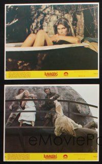 8a178 RAVAGERS 5 8x10 mini LCs '79 Richard Harris, Ernest Borgnine, sexy naked Ann Turkel in tub!