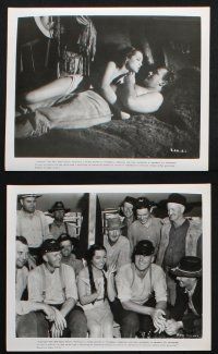 8a247 RUN OF THE ARROW 52 8x10 stills '57 Samuel Fuller, Rod Steiger, Sioux Indians, many candids!