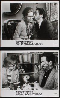 8a828 SCENES FROM A MARRIAGE 3 8x10 stills '74 Ingmar Bergman, Liv Ullmann, Erland Josephson!