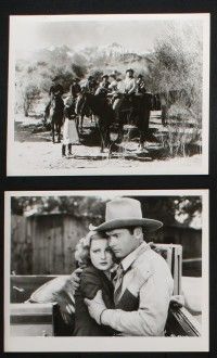 8a265 SECRET VALLEY 25 8x10 stills '37 Richard Arlen, Virginia Grey, written by Harold Bell Wright!