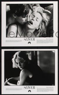 8a833 SLIVER 3 8x10 stills '93 Philip Noyce, cool images of William Baldwin & sexy Sharon Stone!