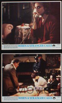 8a159 WHEN A STRANGER CALLS 6 8x10 mini LCs '79 Carol Kane, Charles Durning, babysitting nightmare!