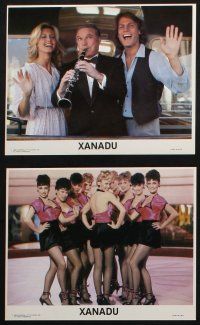 8a093 XANADU 8 8x10 mini LCs '80 Olivia Newton-John, Gene Kelly, Michael Beck, a fantasy musical!