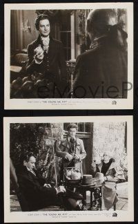 8a857 YOUNG MR. PITT 3 8x10 stills '42 Robert Donat & John Mills, directed by Carol Reed!