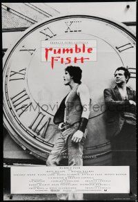 8e737 RUMBLE FISH English 1sh '83 Francis Ford Coppola, Matt Dillon as Rusty James, Mickey Rourke!