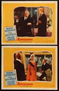 8f875 ANASTASIA 2 LCs '56 Yul Brynner, is elegant Ingrid Bergman the missing Russian heiress!