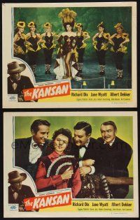 8f927 KANSAN 2 LCs R48 sexy Jane Wyatt, tough Richard Dix, Victor Jory, Albert Dekker!