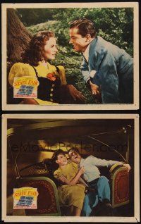 8f975 STATE FAIR 2 LCs '45 Jeanne Crain & Dana Andrews in Rodgers & Hammerstein musical!