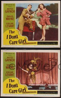 8f682 I DON'T CARE GIRL 4 LCs '53 sexy showgirl Mitzi Gaynor, David Wayne, Oscar Levant