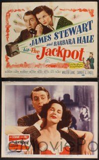 8f228 JACKPOT 8 LCs '50 James Stewart wins a radio show contest, but can't afford the prizes!