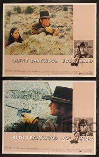 8f232 JOE KIDD 8 LCs '72 cool art of Clint Eastwood pointing double-barreled shotgun!