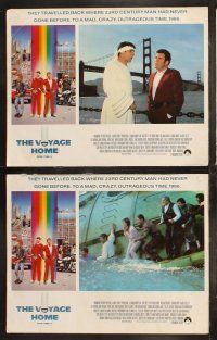 8f426 STAR TREK IV 8 LCs '87 Leonard Nimoy, William Shatner, DeForest Kelley, Doohan, San Francisco