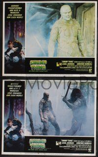 8f438 SWAMP THING 8 LCs '82 Wes Craven, Richard Hescox border art of monster & Adrienne Barbeau!