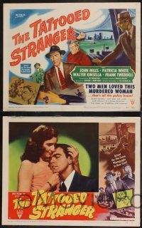 8f444 TATTOOED STRANGER 8 LCs '50 John Miles & New York detectives track a multiple killer!