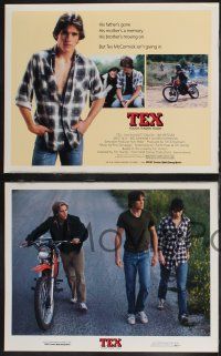 8f449 TEX 8 LCs '82 young Matt Dillon, Meg Tilly & Emilio Estevez, from S.E. Hinton's novel!