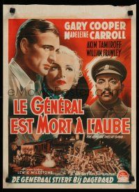 8g571 GENERAL DIED AT DAWN Belgian R40s Gary Cooper, a mercenary in love w/Madeleine Carroll!