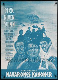 8g786 GUNS OF NAVARONE Danish R70s Gregory Peck, David Niven & Anthony Quinn by Howard Terpning!