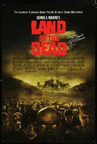 8j415 LAND OF THE DEAD DS 1sh '05 George Romero brings you his ultimate zombie masterpiece!