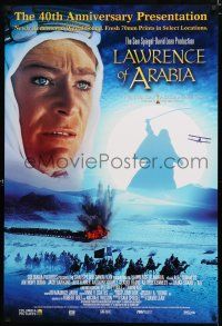 8j424 LAWRENCE OF ARABIA DS 1sh R02 David Lean classic starring Peter O'Toole!