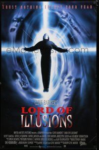 8j454 LORD OF ILLUSIONS DS 1sh '95 Clive Barker, Scott Bakula, trust nothing except your fear!